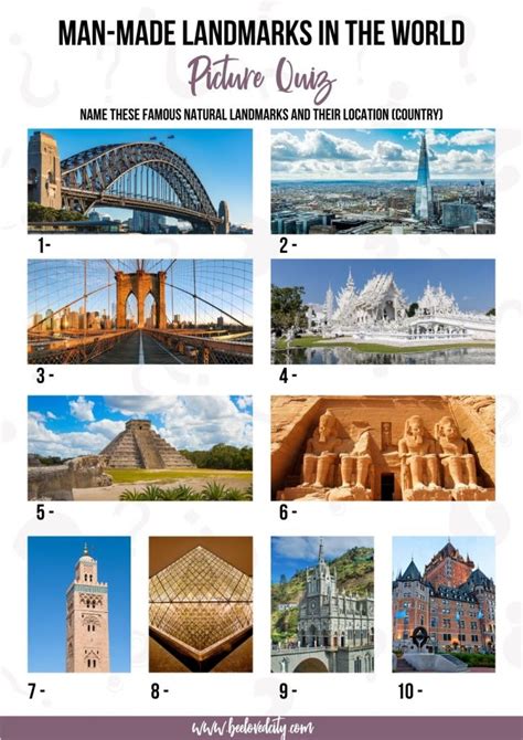 Best Famous Landmarks Picture Quiz 120 Questions And Answers Beeloved