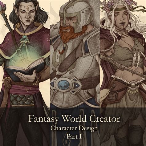 Artstation Fantasy World Creator Character Design Part I