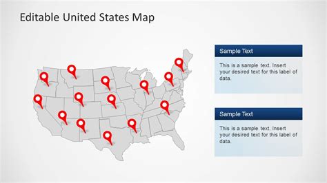 United States Map Template For Powerpoint Slidemodel
