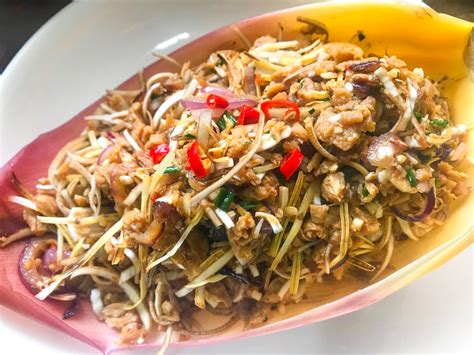 Thai Inspired Banana Blossom Salad Vegan Recipes