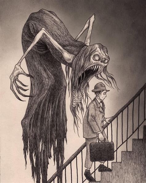 Creepy Monsters Drawn On Sticky Notes By Johnkennmortensen Gallery 1 10 Creepy Drawings