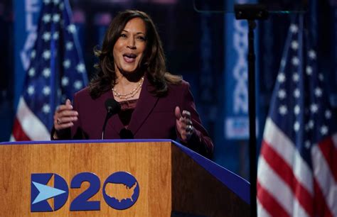 there is no vaccine for racism senator kamala harris accepts vp nomination in historic dnc