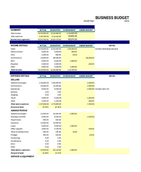 Monthly Budget Templates 18 Free Doc Xlsx And Pdf Samples Formats