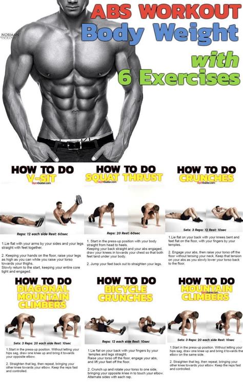 6 Exercises For Insanely Ripped Summer Ab Gains Part 1 Best Body Weight
