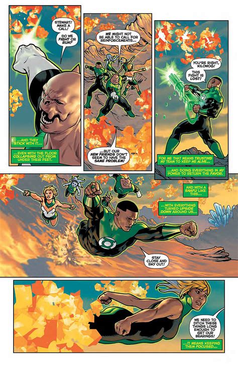 Green Lantern The Lost Army Post Convergence Sneak Peek Lanterns Of