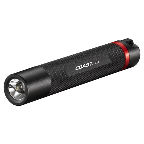 Coast G10 Black 32 Lumen Led Pocket Flashlight Tt7830cp The Home Depot