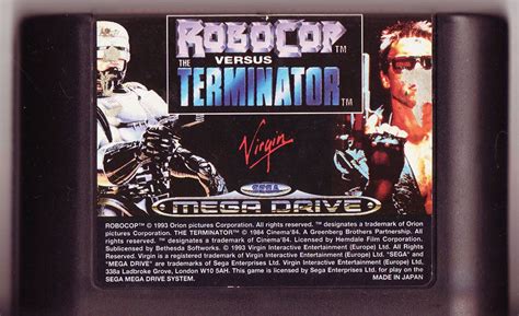 RoboCop Versus The Terminator Cover Or Packaging Material MobyGames