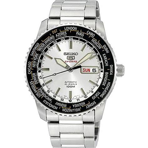 Seiko 5 Sports Automatic World Time Watch Srp123j1 Seiko Reloj