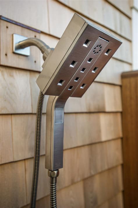 Outdoor showers are easy to install and may require nothing more than a garden hose. HGTV Dream Home 2015: Outdoor Shower | HGTV Dream Home ...