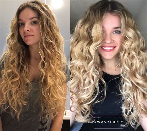 1 Week Vs 9 Months Of The Curly Girl Method Curly Girl Curly Girl Method Beachy Wavy Hair