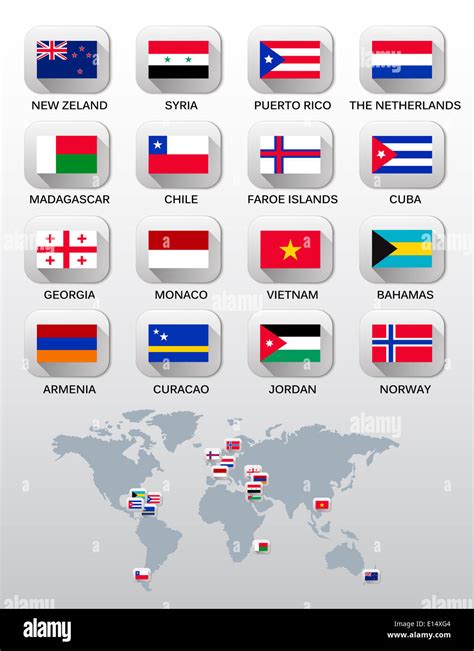 Banderas De Diferentes Países Vector Fotografía De Stock Alamy