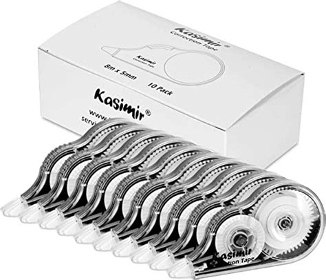 Kasimir Correction Tape 315 X 028m X 5mm 10 Pack