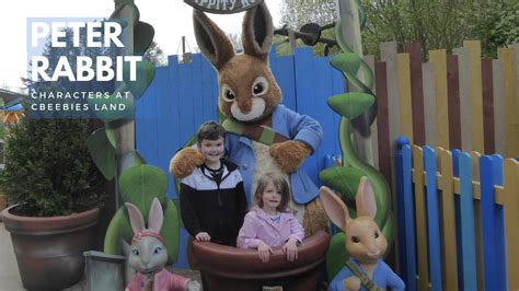 Meeting Peter Rabbit At Cbeebies Land In Alton Towers Youtube