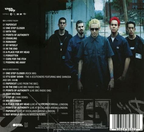 Hybrid Theory 20th Anniversary Edition Von Linkin Park Auf Audio Cd