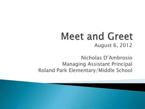 Ppt Meet And Greet Powerpoint Presentation Free Download Id1163537