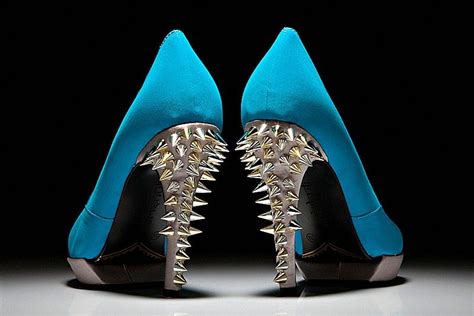 Blue Dress Shoes With Spikes Seguro Vehiculo