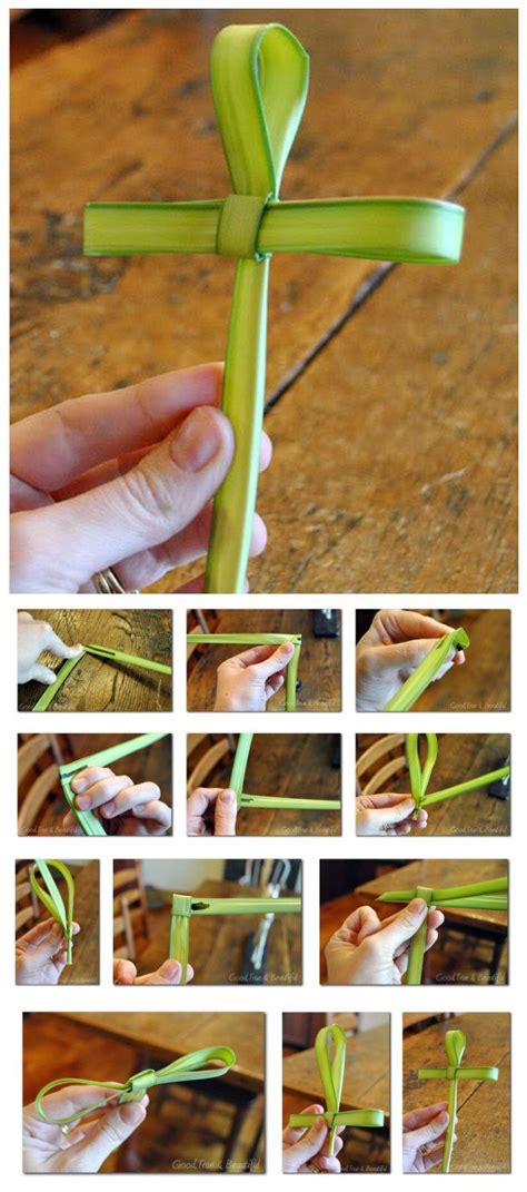 How To Make A Cross Out Of Palm Branch Palm Sunday Decorations Palm