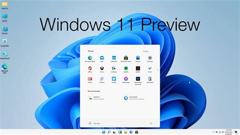 Windows 11 Preview First Look And Impression New Desktop Features