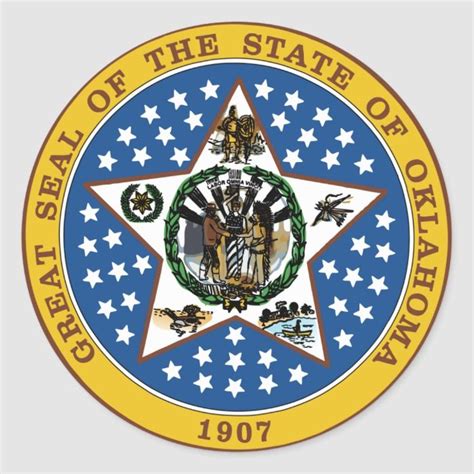Oklahoma Great Seal In 2020 Oklahoma Oklahoma State