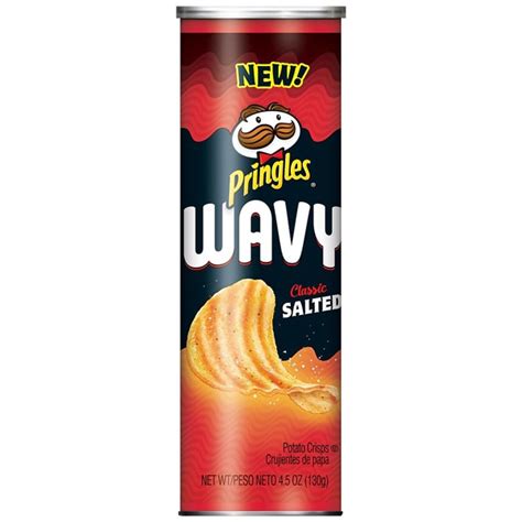 Pringles Wavy Potato Crisps 1source