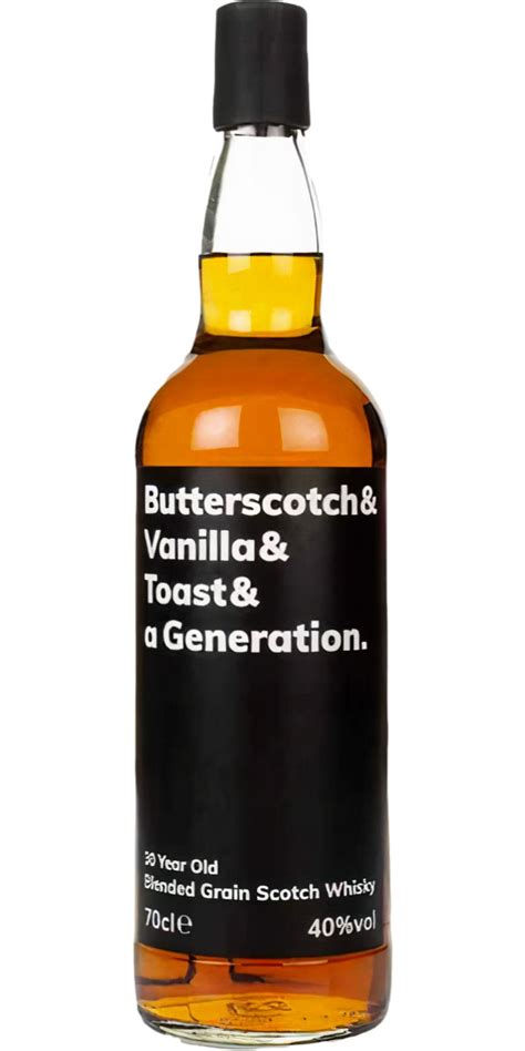 Butterscotch And Vanilla And Toast And A Generation Whiskybase Ratings