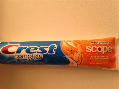 Orange Toothpaste My Favorite Rcrappydesign