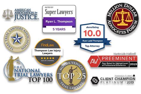 Lawyer Badges For Professional Achievement Personal Injury Lawyer