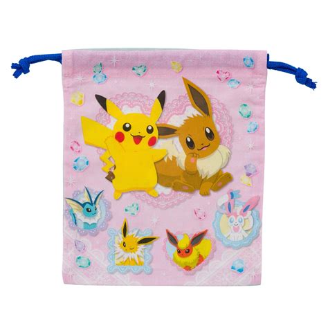 Maybe you would like to learn more about one of these? 巾着 ピカチュウとイーブイフレンズ : ポケモンセンター ...