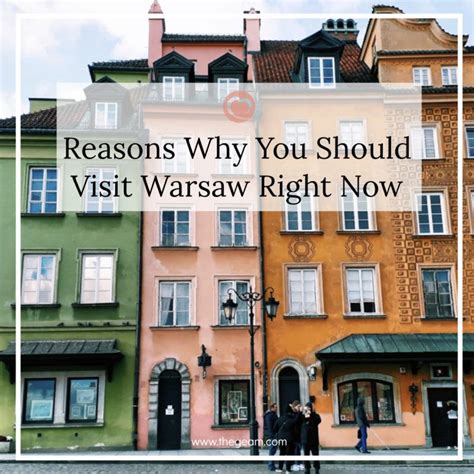 Reasons Why You Should Visit Warsaw Right Now Warsaw Visiting House Styles