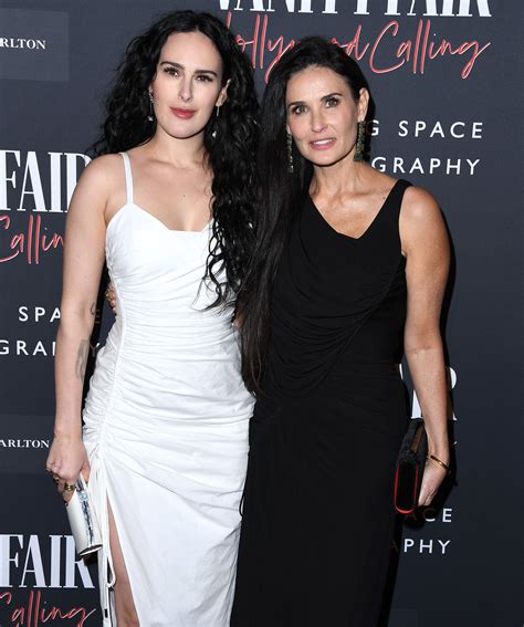 Demi Moore And Daughter Rumer Willis Give Off Sister Vibes On The Red