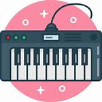 Synthesizer Piano Icon Icons Digital Play Instrument