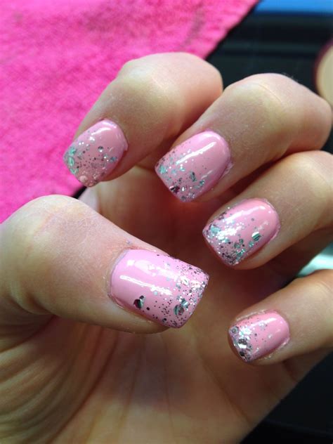 Pink Glitter Nails Pink Glitter Nails Sparkly Nails Pink Nail Colors
