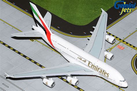 Gemini Jets Emirates Airline Airbus A380 800 A6 Euv Gjuae2054 1400