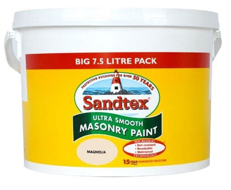Sandtex Ultra Smooth Masonry Paint Magnolia L