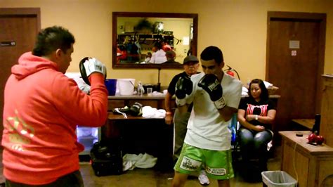 We don't have a biography for ivan morales jr. Ivan Morales warming up before his fight at cowboys ...