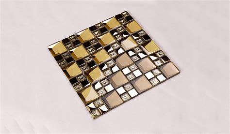 Inkjet Tile Herringbone Backsplash From Hengsheng Glass Mosaic