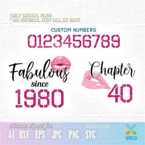Fabulous Since And Chapter With All Numbers Svg Chapter With All
