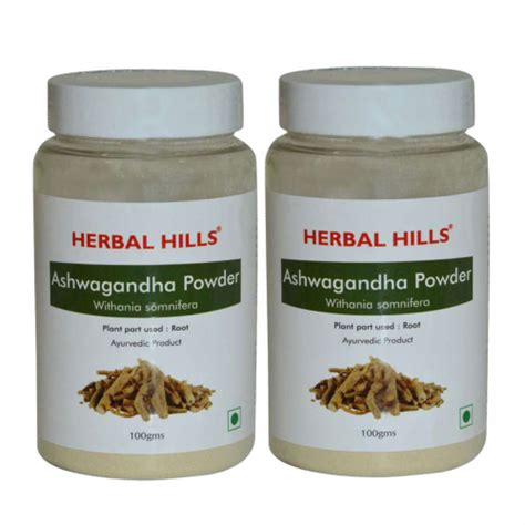 Buy Herbal Hills Ashwagandha Powder 100gm Pack Of 2 Online