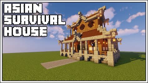 L➤ asian style house 3d models ✅. Minecraft 1.14 Asian Survival House Tutorial - YouTube ...