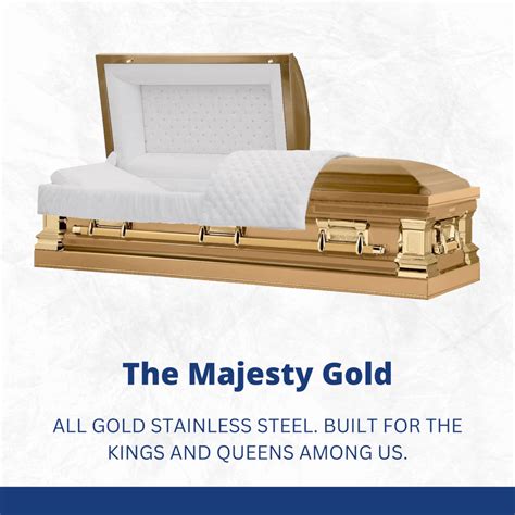 Gold Caskets Guide Price Weight Colors Safe Passage