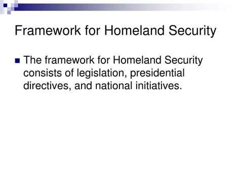 Ppt The Homeland Security Act Of 2002 Powerpoint Presentation Free