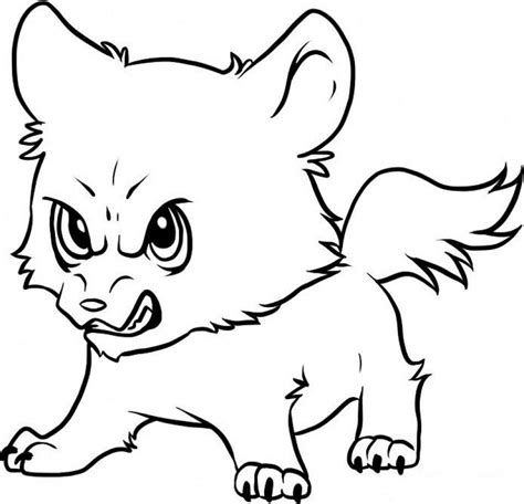 14 Wolf Coloring Pages Cute