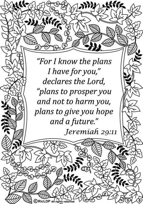 Free Printable Kjv Bible Verse Coloring Pages Tripafethna