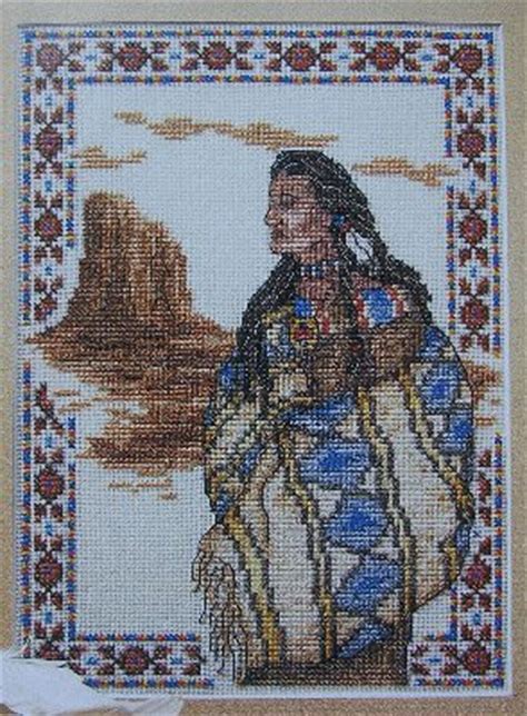 Until you do, consciously take this step every few stitches. native american indian woman costume cross stitch charts ...
