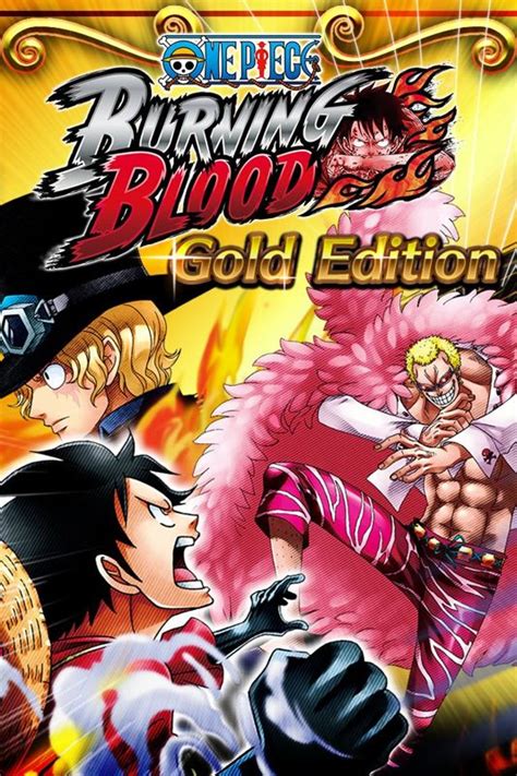One Piece Burning Blood Gold Edition 2016 Box Cover Art MobyGames