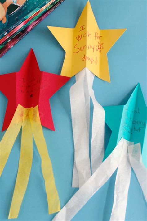 Shooting Star Wishes Kids Craft Make And Takes