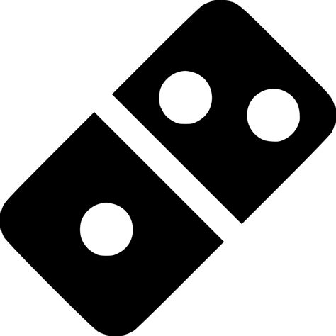 Pizza bestellen doe je bij domino's. Domino Svg Png Icon Free Download (#559016 ...