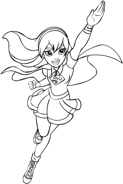 All your favorite super heroes and more coloring pictures and sheets to print. Dc Superhero Girl Coloring Pages at GetColorings.com ...