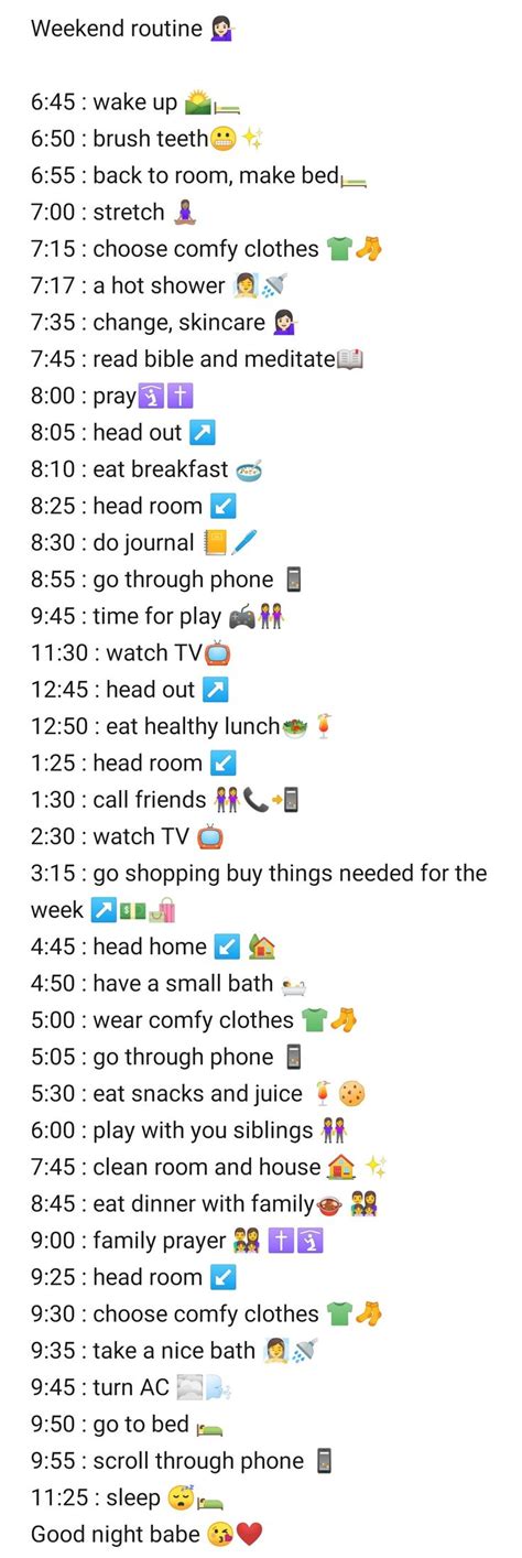 Weekend Routine 💁🏻‍♀️ School Routine For Teens Morning Routine