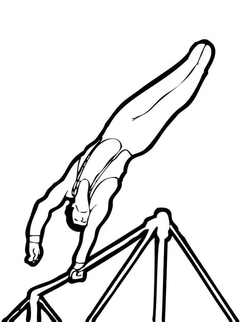 Gymnastics 2 Coloring Page Free Printable Coloring Pages For Kids
